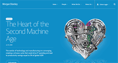 Desktop Screenshot of morganstanley.com