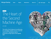 Tablet Screenshot of morganstanley.com